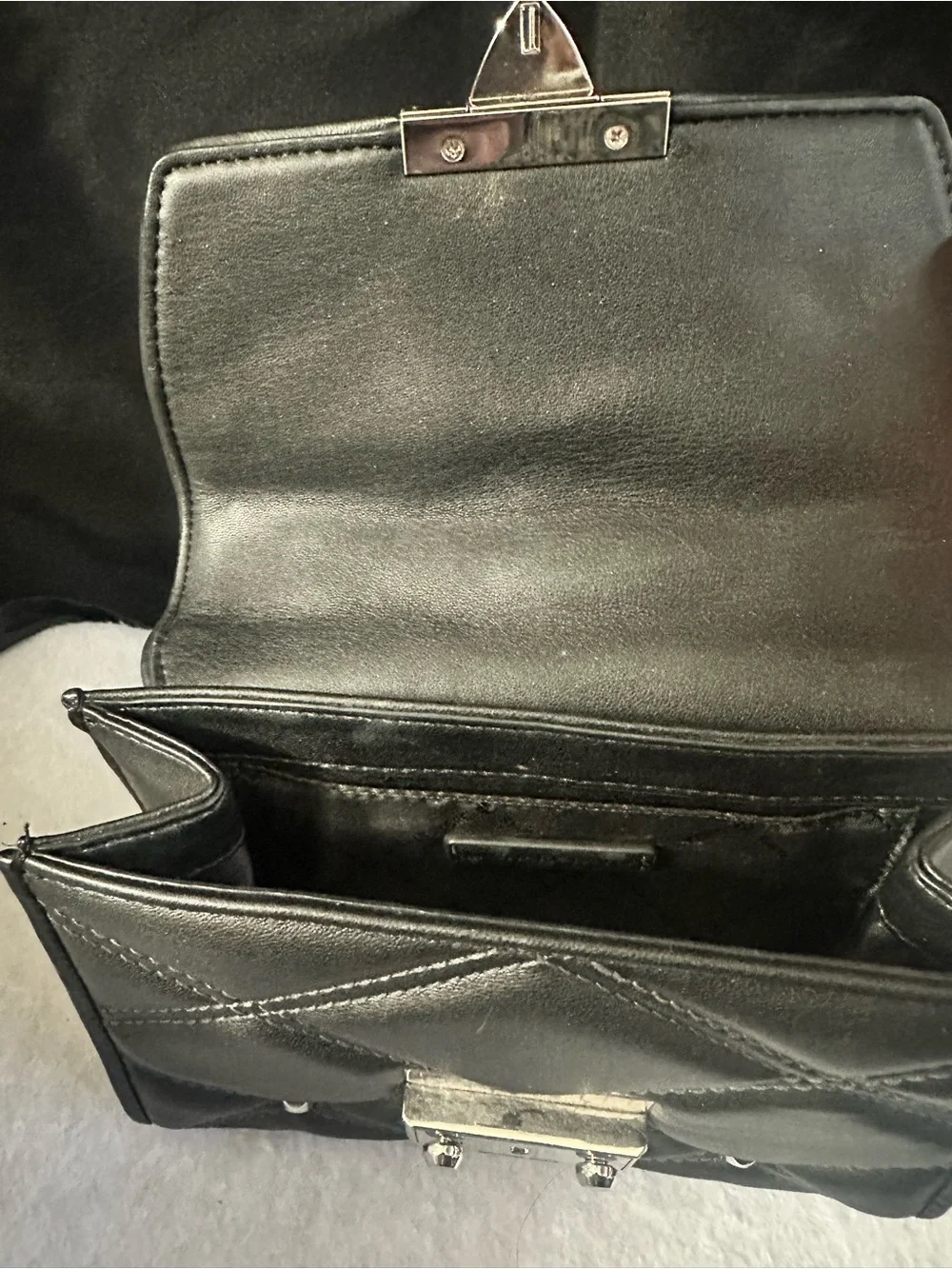 Michael Kors Quilted Black Chain Shoulder Bag